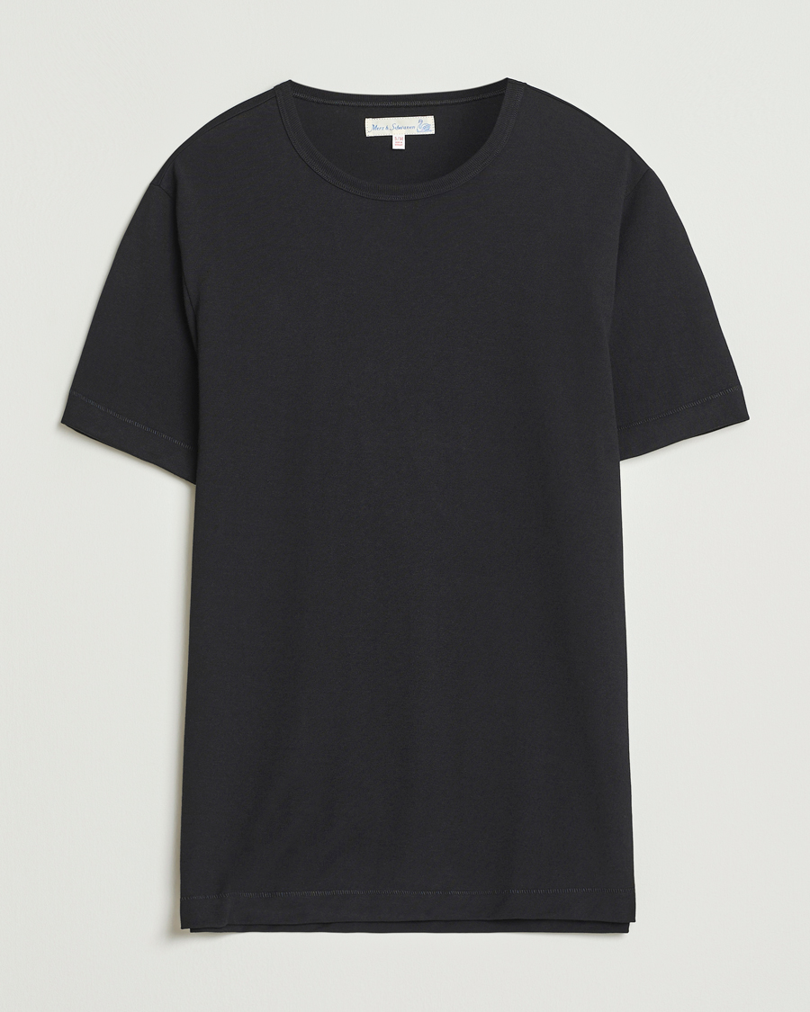 Hombres | Camisetas | Merz b. Schwanen | Classic Fit Sturdy T-Shirt Black