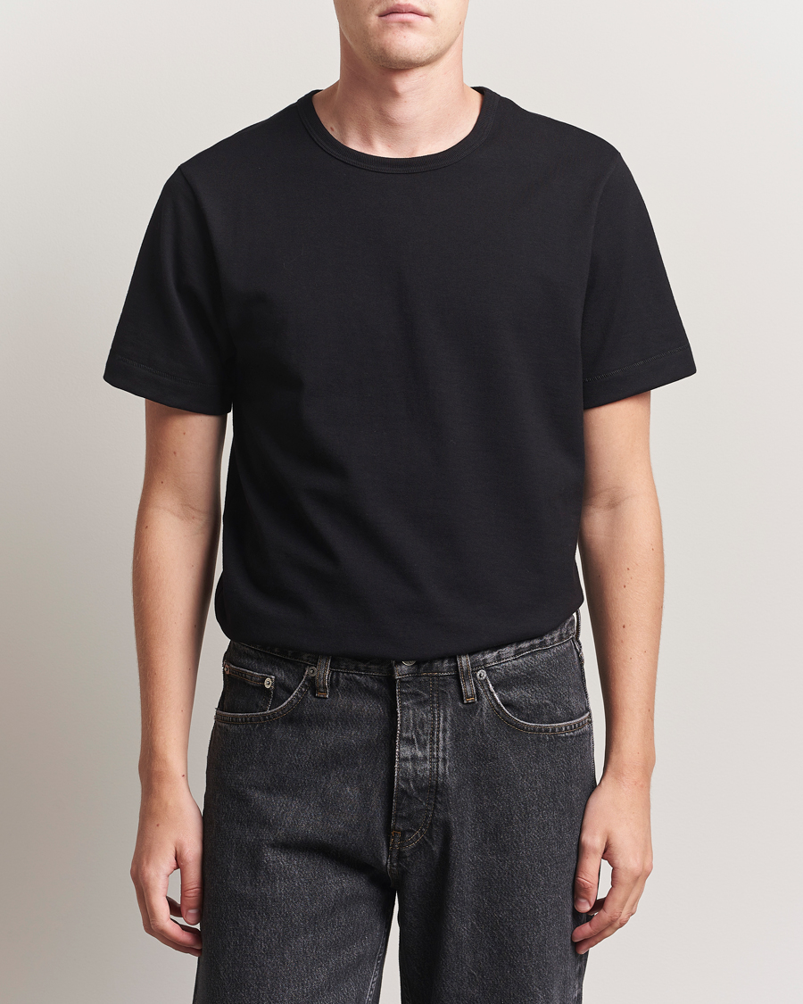 Hombres | Camisetas | Merz b. Schwanen | Classic Fit Sturdy T-Shirt Black
