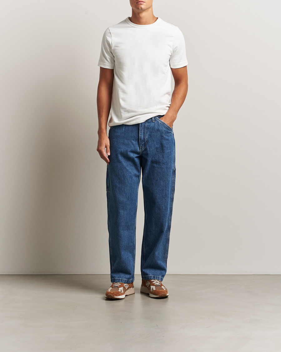 Hombres | Camisetas | Merz b. Schwanen | Relaxed Fit Loopwheeled Heavy T-Shirt White