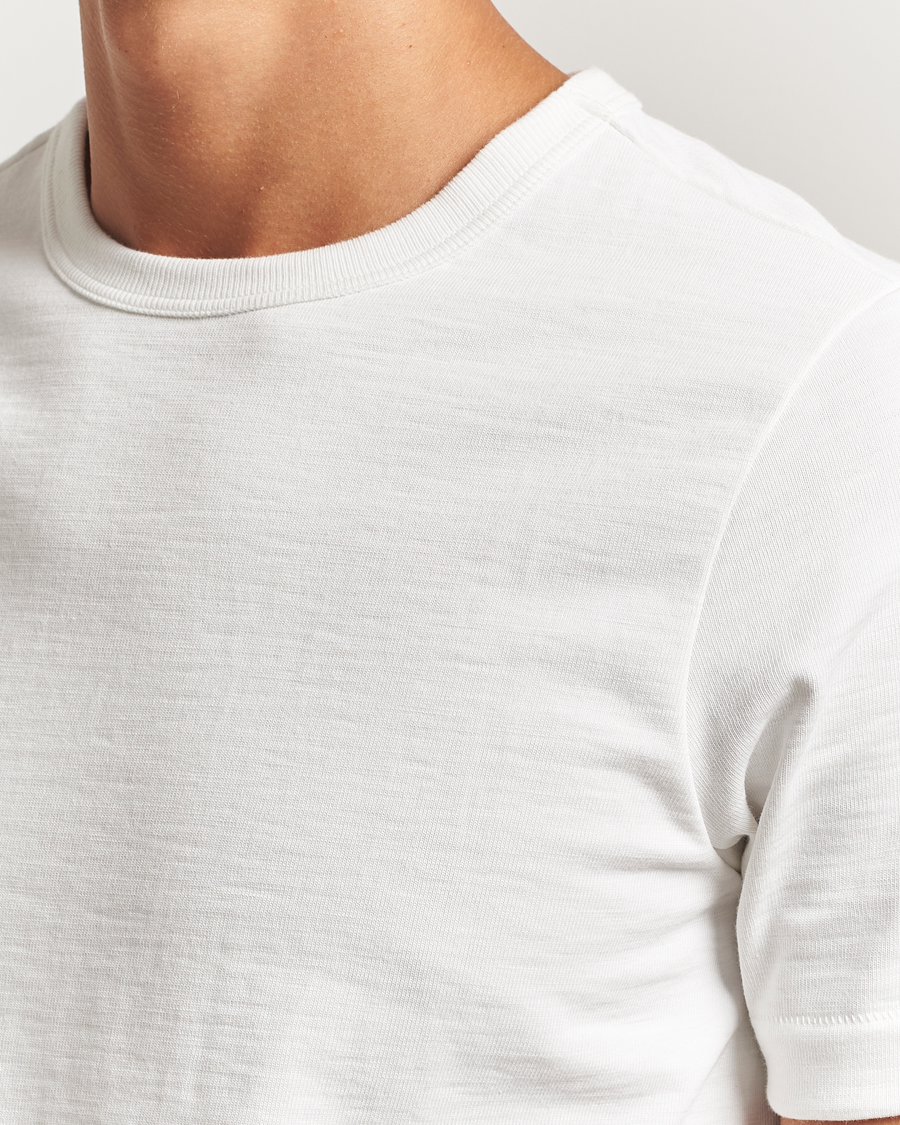 Hombres | Camisetas | Merz b. Schwanen | Relaxed Fit Loopwheeled Heavy T-Shirt White