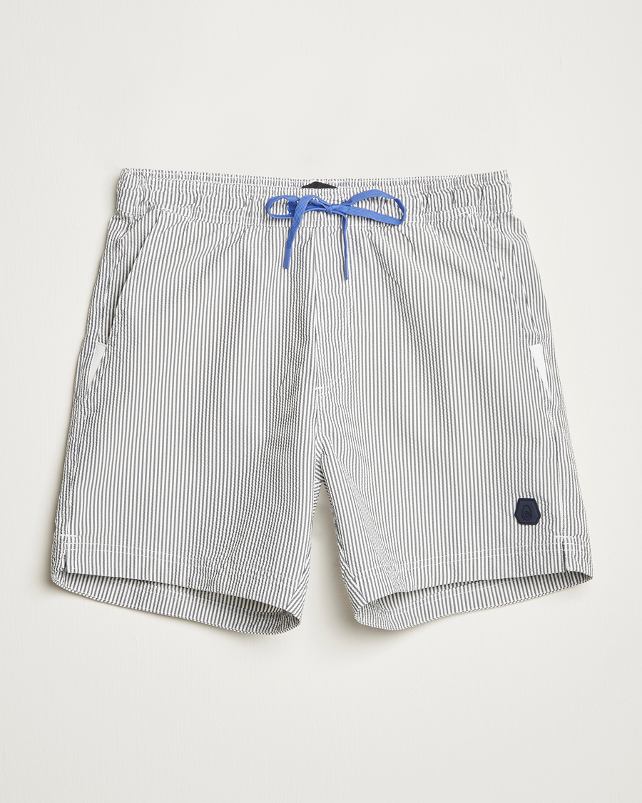 Hombres | Bañadores | Sail Racing | Tornado Striped Swimshorts Navy/White