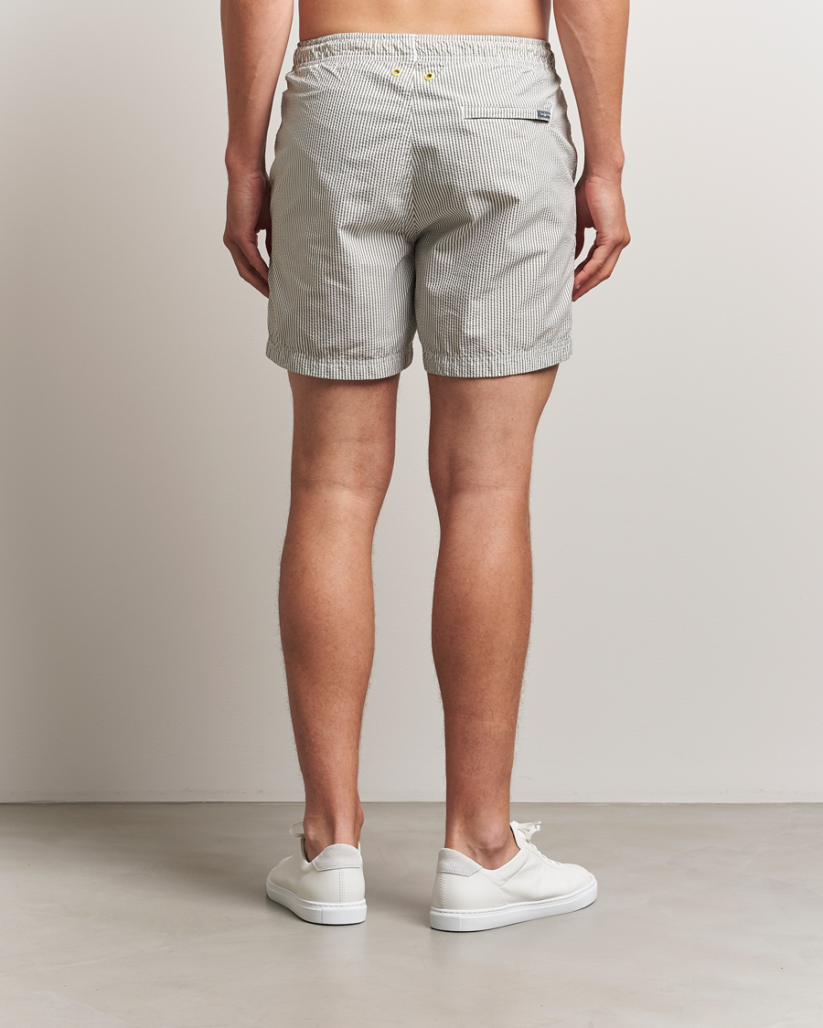 Hombres | Bañadores | Sail Racing | Tornado Striped Swimshorts Green/White