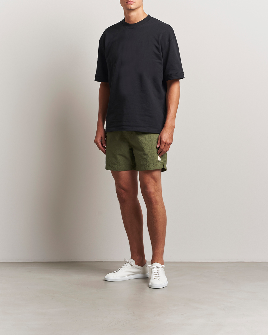 Hombres | Bañadores | Sail Racing | Tornado Striped Swimshorts Modern Green