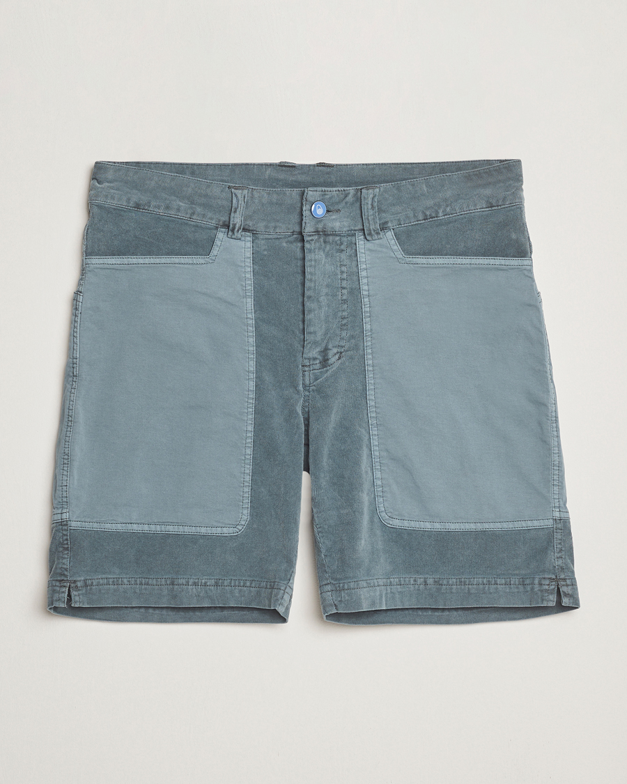 Hombres | Pantalones cortos | Sail Racing | Blocked Corduroy Shorts Sea Blue