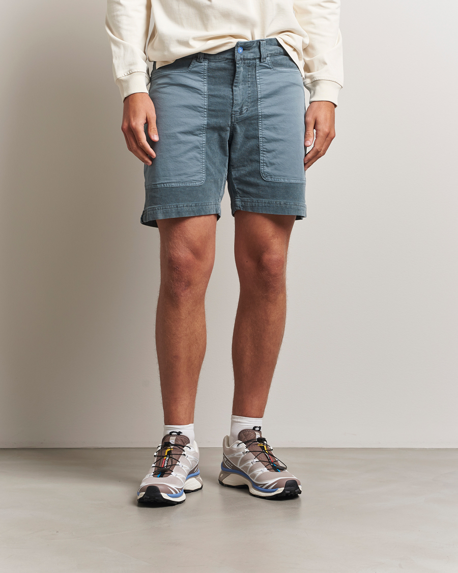 Hombres | Pantalones cortos | Sail Racing | Blocked Corduroy Shorts Sea Blue