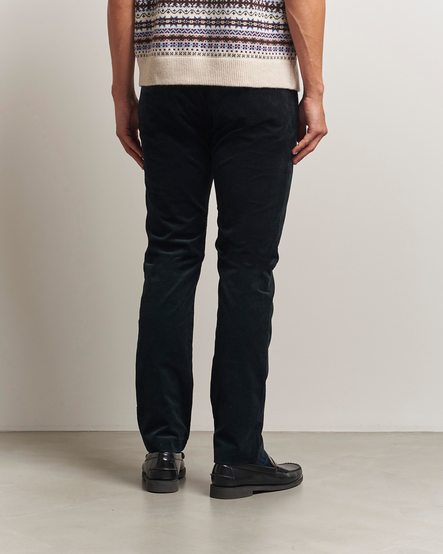 Hombres | Pantalones | NN07 | Theo Regular Fit Corduroy Chinos Navy Blue