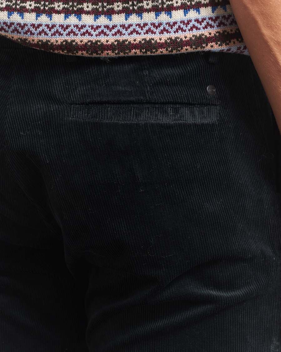 Hombres | Pantalones | NN07 | Theo Regular Fit Corduroy Chinos Navy Blue