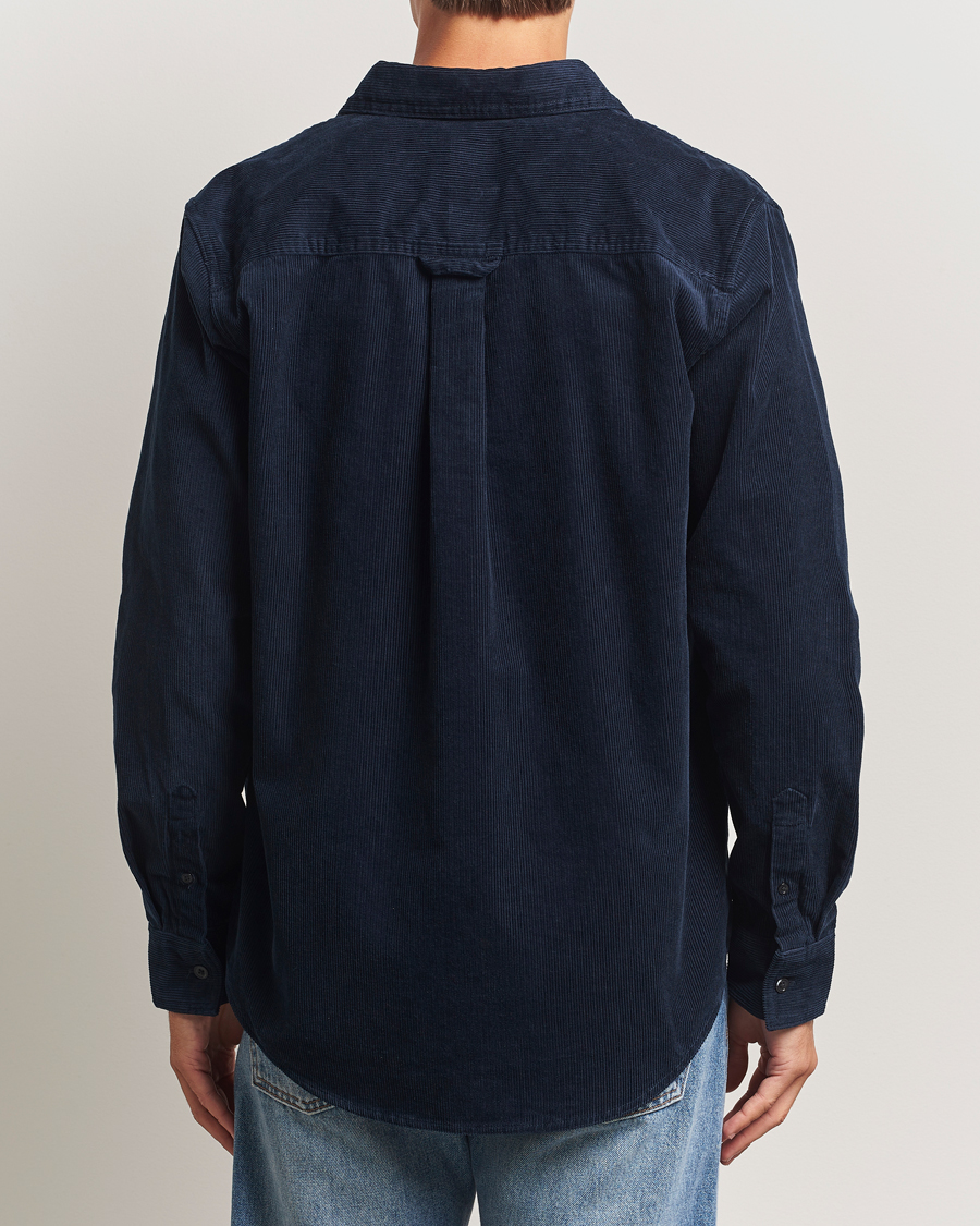 Hombres | Camisas | NN07 | Colby Corduroy Overshirt Navy Blue