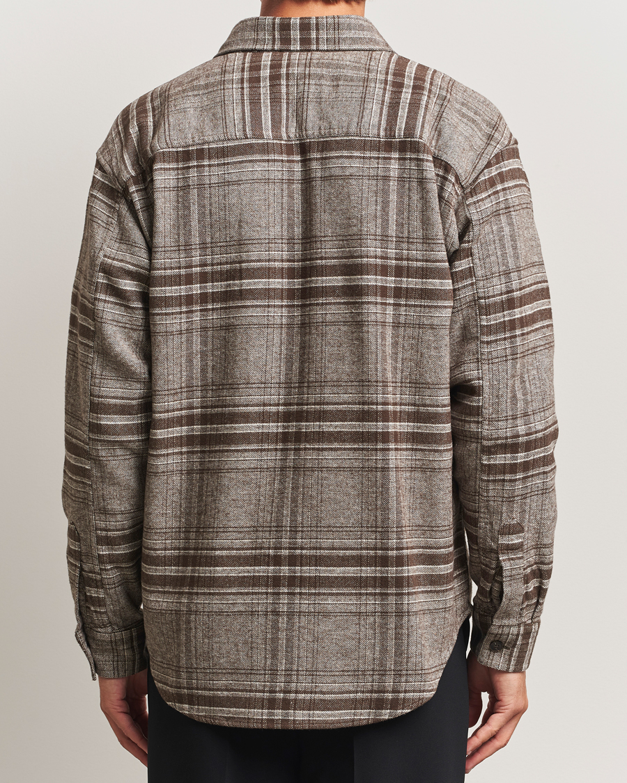 Hombres | Camisas | NN07 | Adwin Checked Overshirt Brown