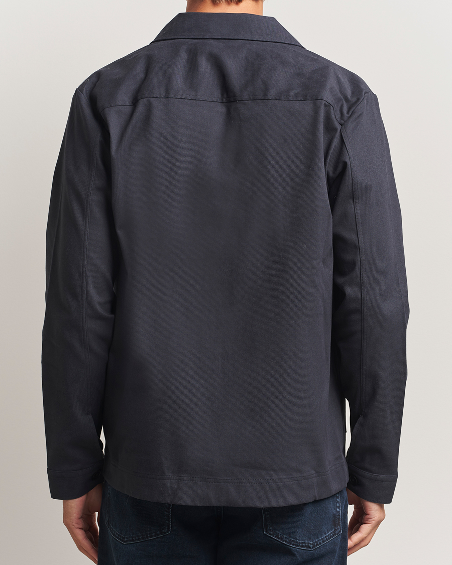 Hombres | Camisas | NN07 | Olav Cotton Overshirt Deep Navy