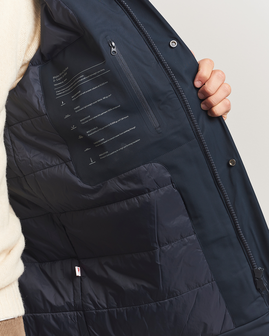 Hombres | Abrigos y chaquetas | NN07 | Blake Hooded Jacket Navy Blue
