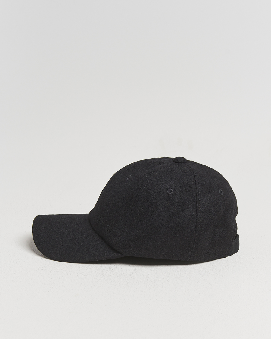 Hombres | NN07 Boiled Wool Cap Black | NN07 | Boiled Wool Cap Black