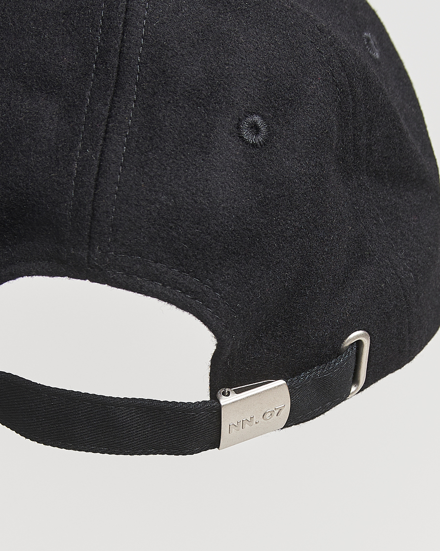 Hombres | NN07 Boiled Wool Cap Black | NN07 | Boiled Wool Cap Black