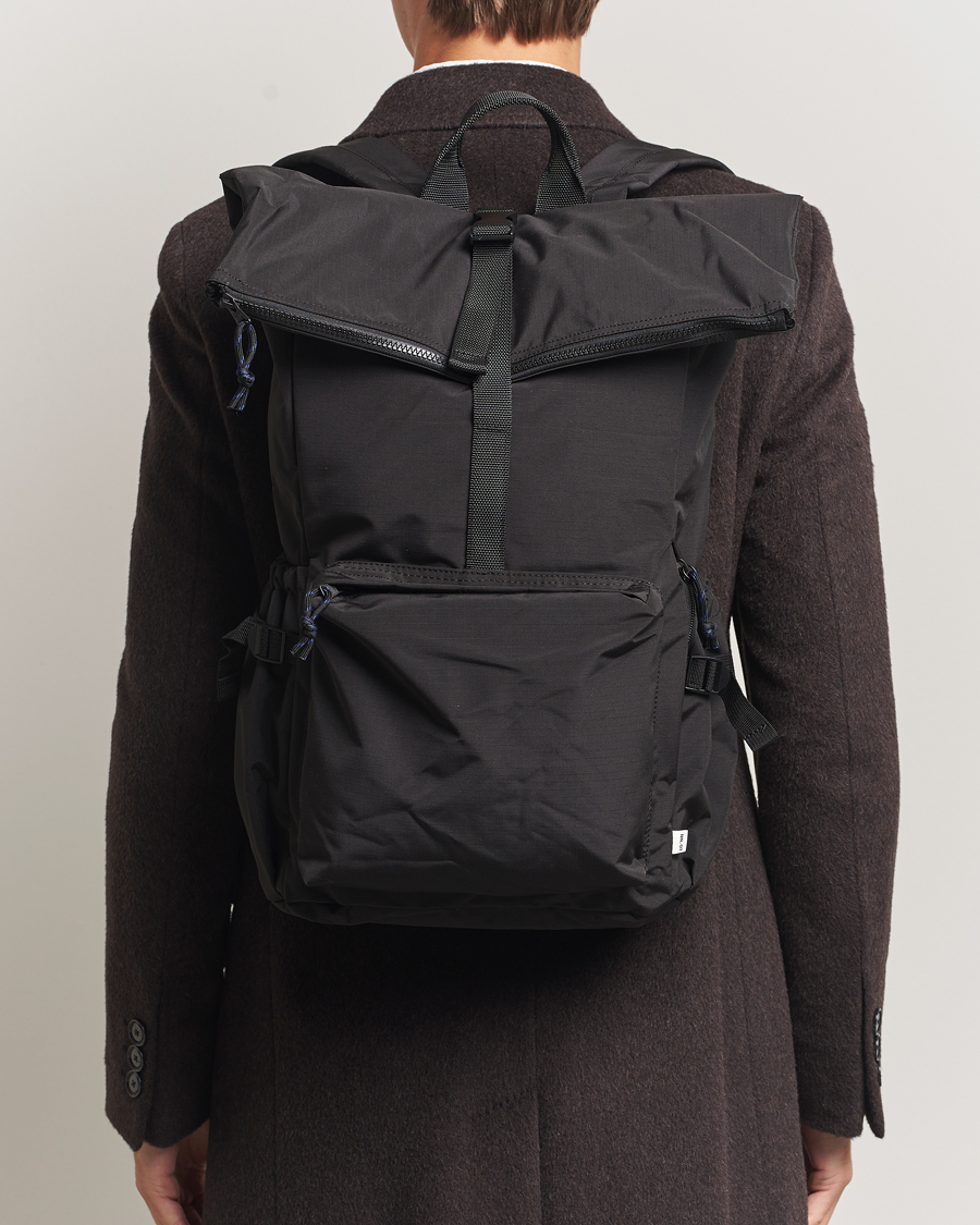 Hombres | Bolsos | NN07 | NN07Nylon Ripstop Rolltop BackpackBlack