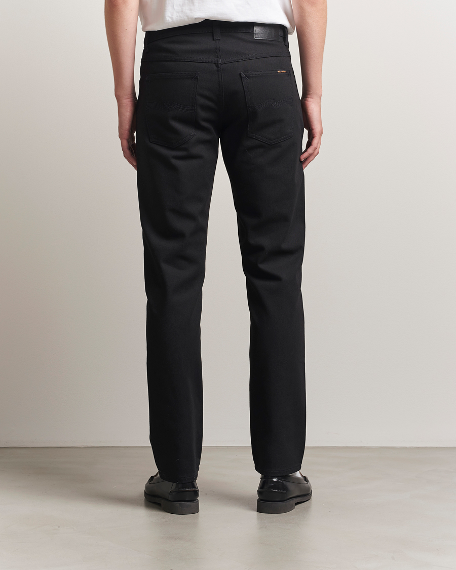Hombres | Pantalones | Nudie Jeans | Solid Ollie Jeans Dry Pure Black