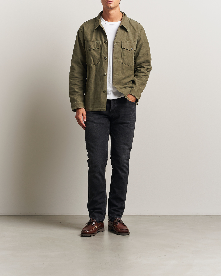 Hombres | Pantalones | Nudie Jeans | Solid Ollie Jeans Black Force