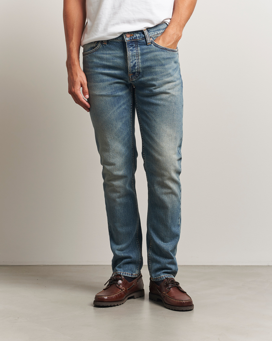 Hombres | Vaqueros | Nudie Jeans | Solid Ollie Jeans Blue Clay