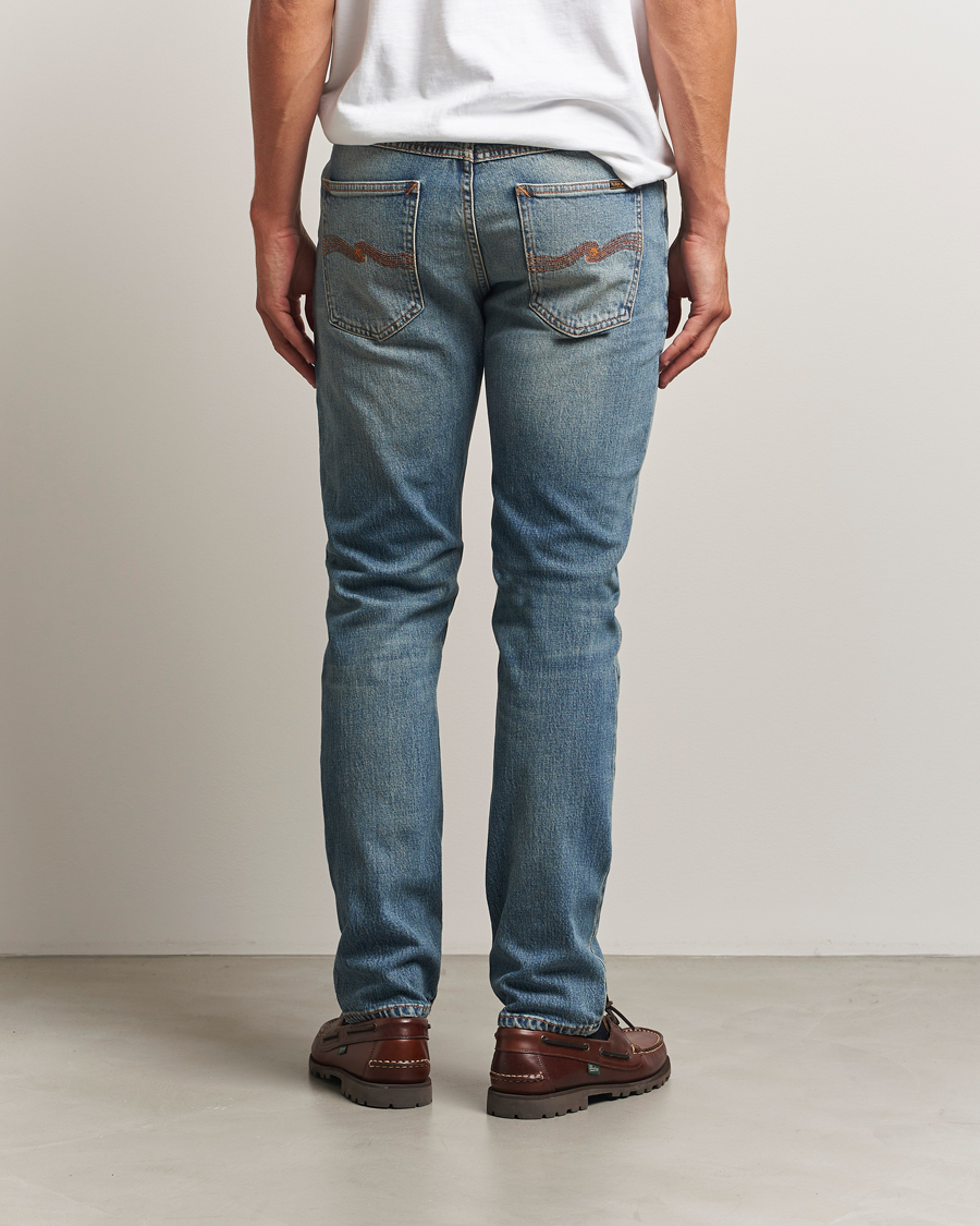 Hombres | Vaqueros | Nudie Jeans | Solid Ollie Jeans Blue Clay