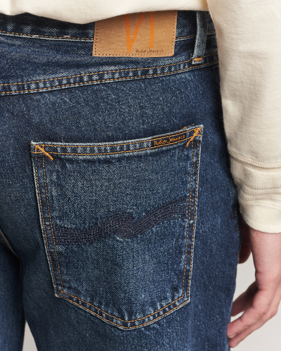 Hombres | Pantalones | Nudie Jeans | Rad Rufus Jeans Blue Soil
