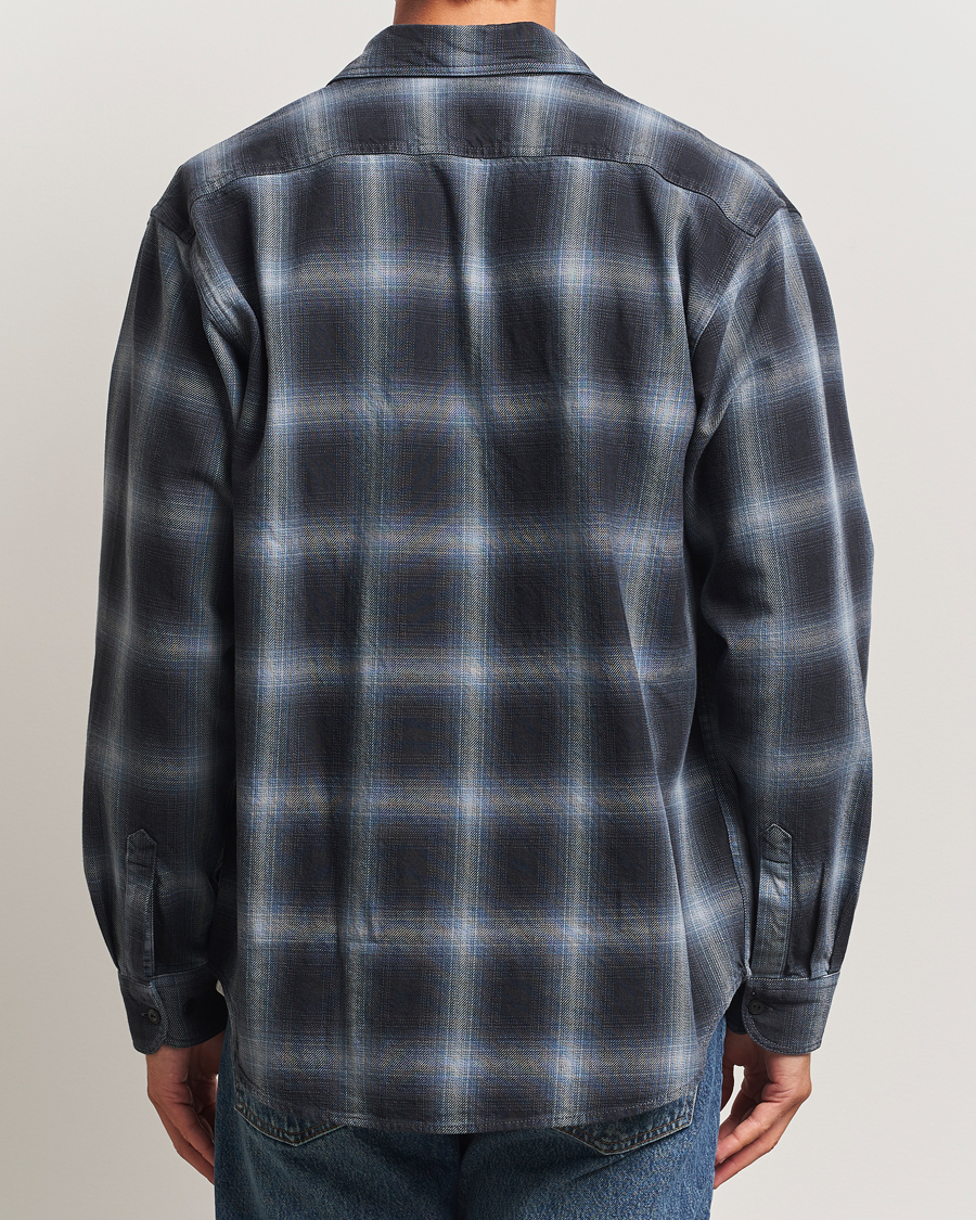 Hombres | Camisas | Nudie Jeans | Julian Worker Checked Shirt Black