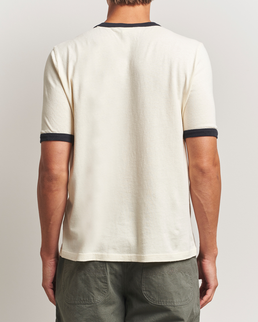 Hombres | Camisetas | Nudie Jeans | Ricky Too Late T-Shirt Ecru