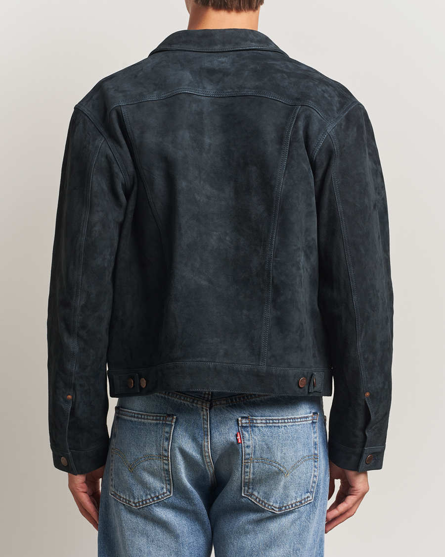 Hombres | Abrigos y chaquetas | Nudie Jeans | Dante II Suede Jacket Navy