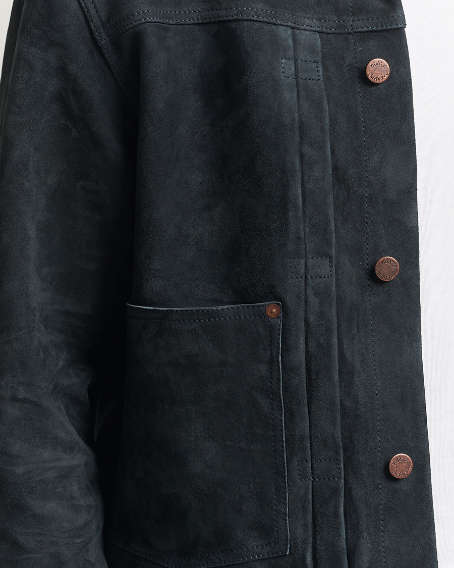 Hombres | Abrigos y chaquetas | Nudie Jeans | Dante II Suede Jacket Navy