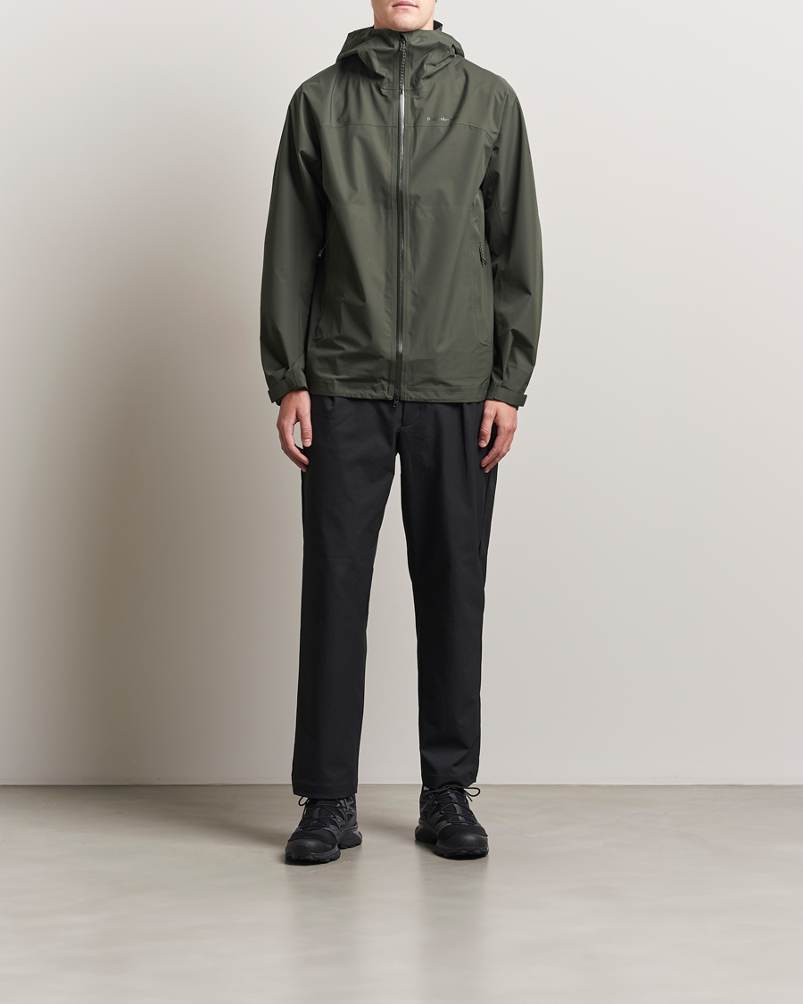 Hombres | Abrigos y chaquetas | Peak Performance | Treeline Shell Hooded Jacket Olive Extreme