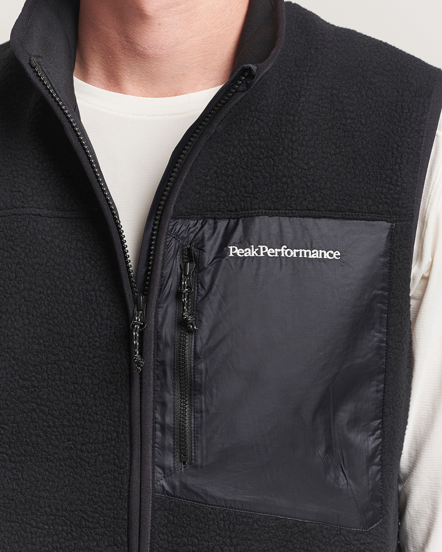 Hombres | Jerséis y prendas de punto | Peak Performance | Pile Vest Black
