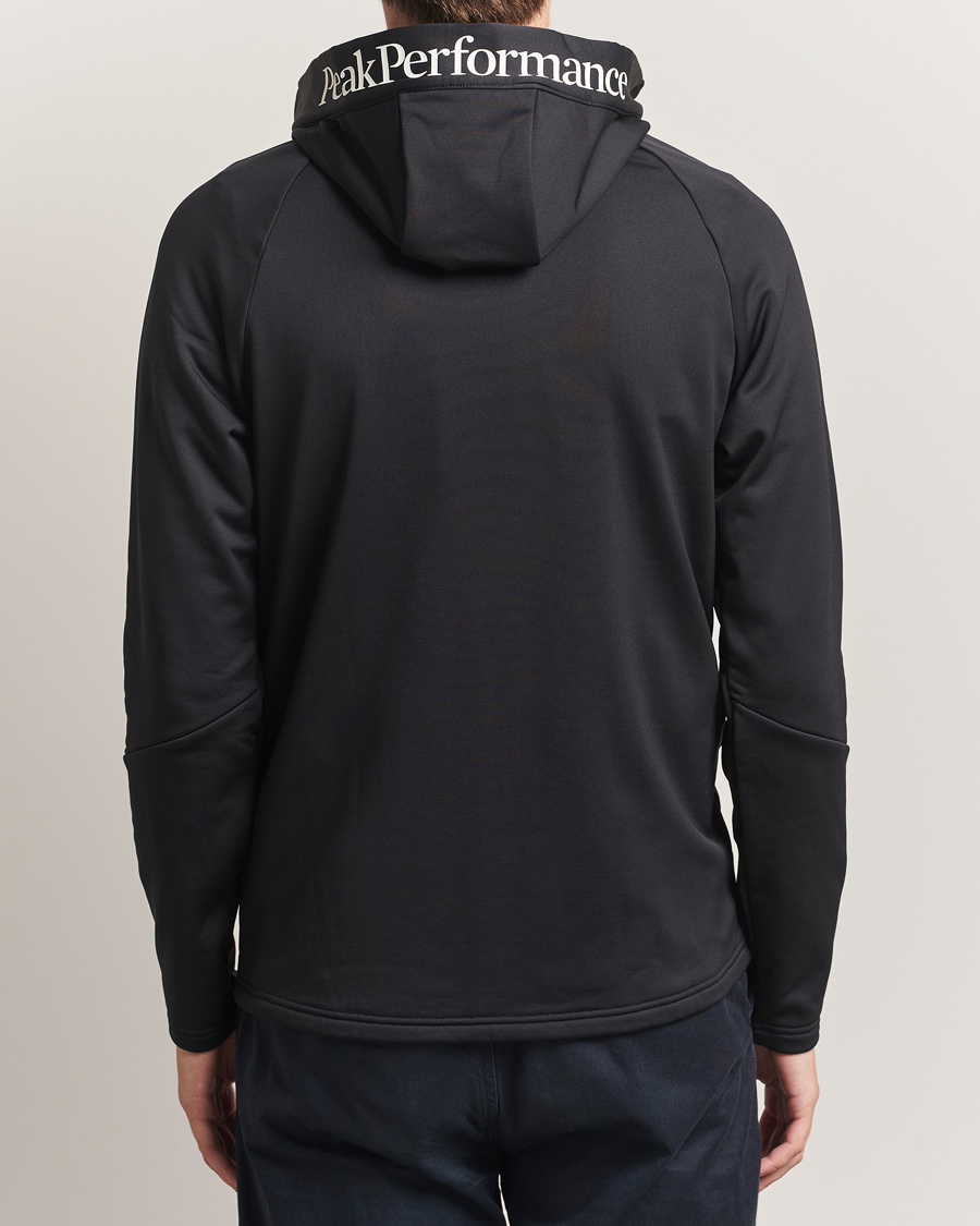 Hombres | Jerséis y prendas de punto | Peak Performance | Rider Hooded Full Zip Black