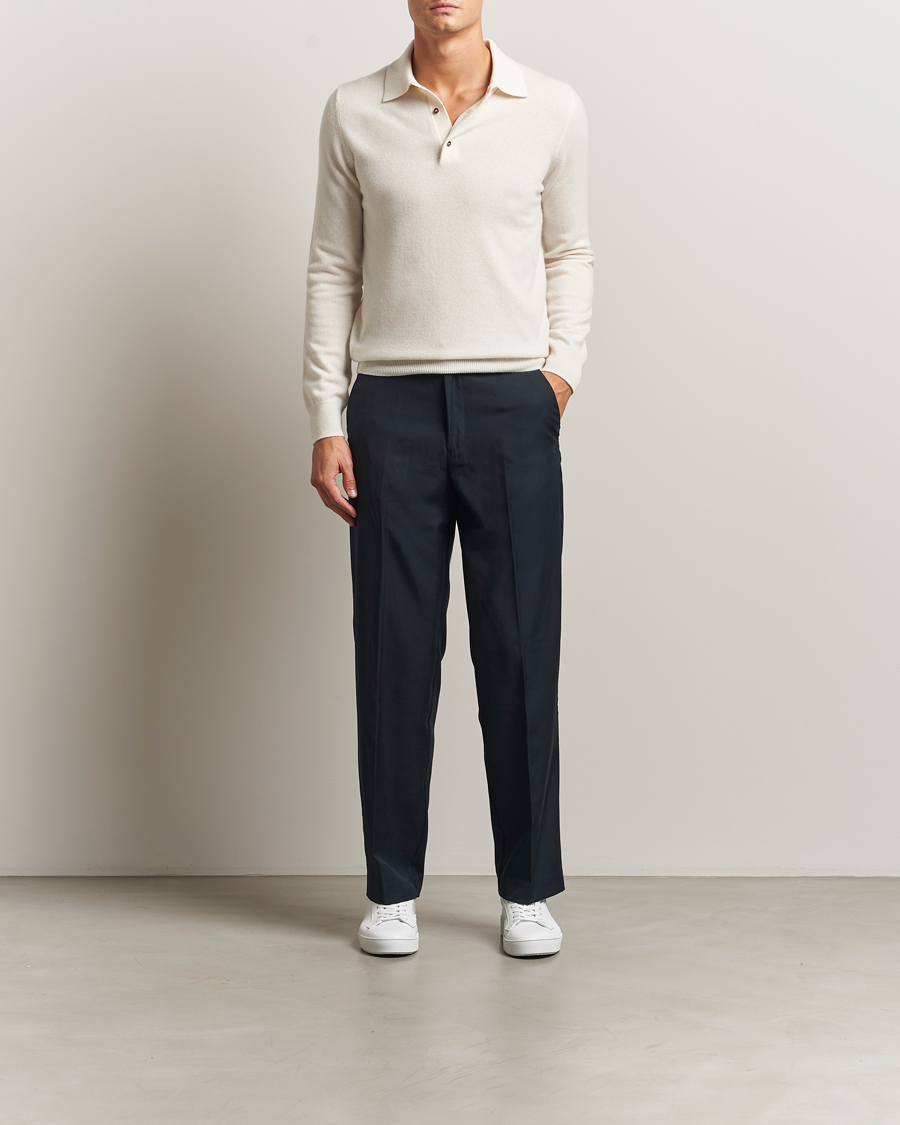 Hombres | Pantalones | Samsøe Samsøe | Noah Pleated Trousers Salute Navy