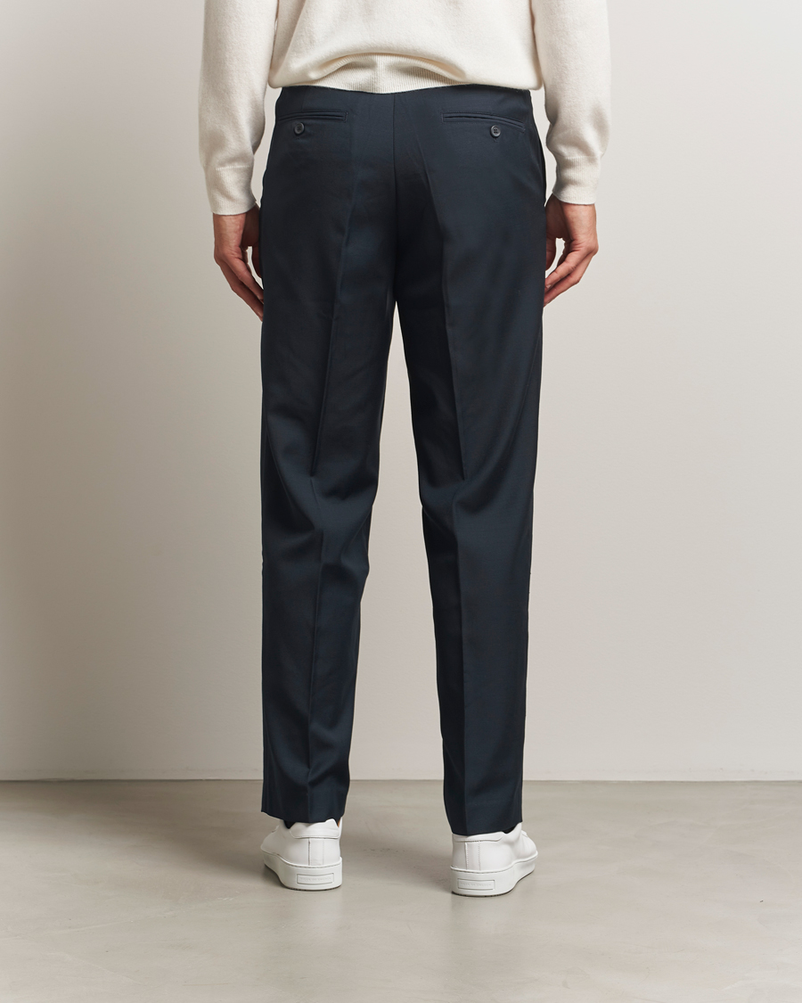 Hombres | Pantalones | Samsøe Samsøe | Noah Pleated Trousers Salute Navy