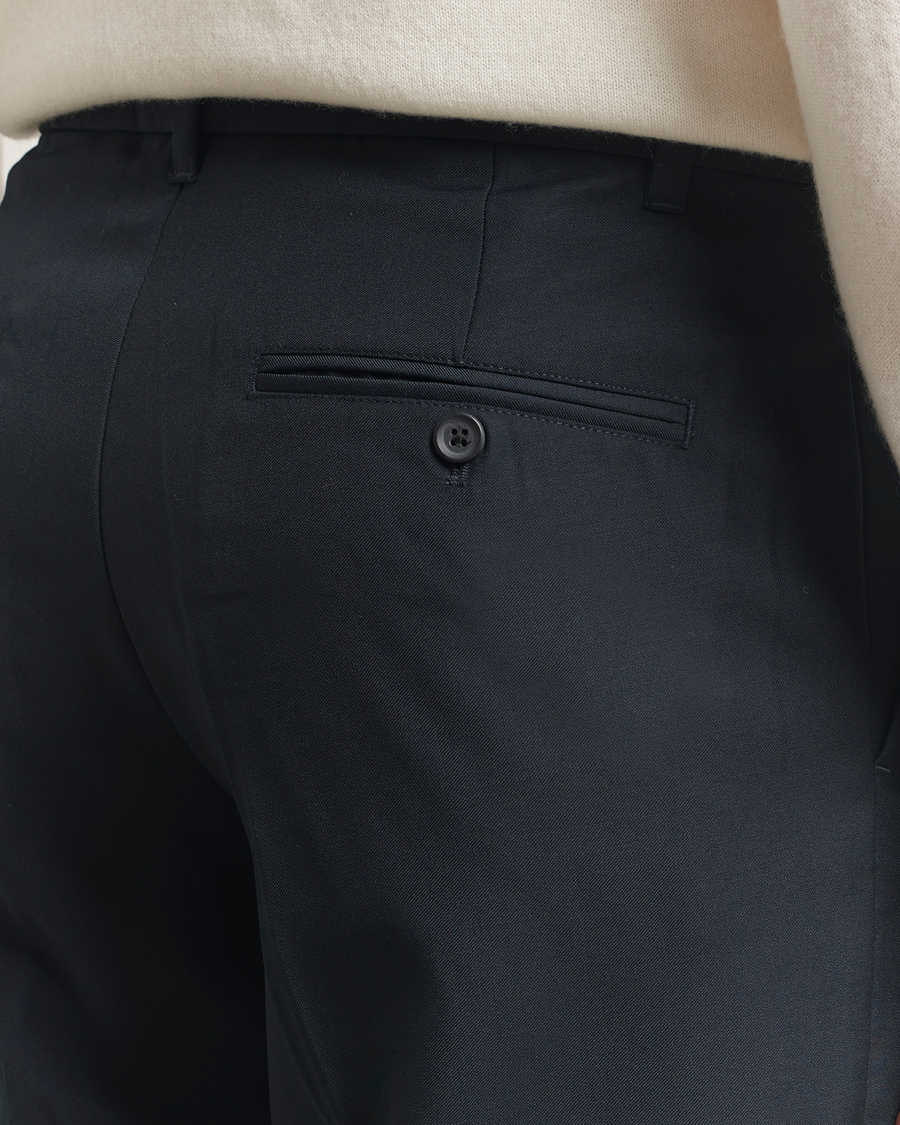 Hombres | Pantalones | Samsøe Samsøe | Noah Pleated Trousers Salute Navy
