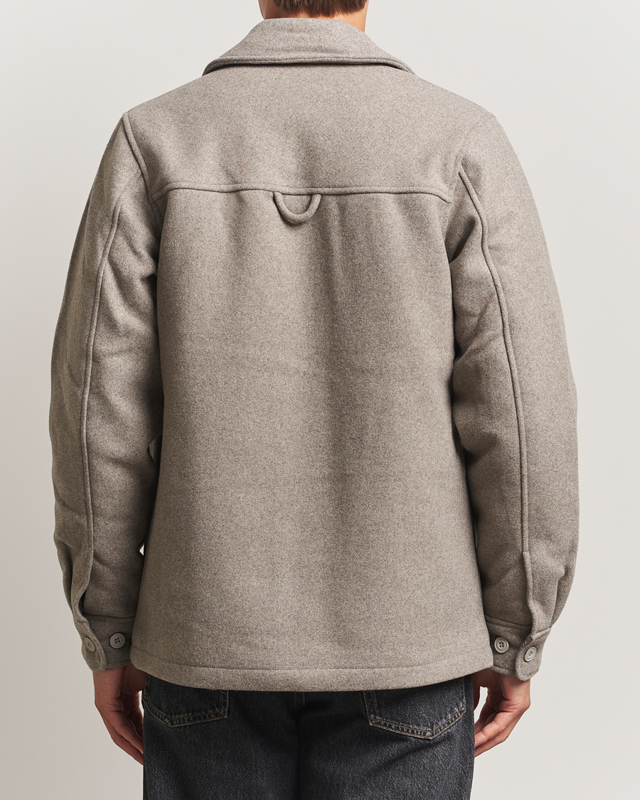 Hombres | Abrigos y chaquetas | Samsøe Samsøe | Pally Padded Shirt Jacket Elephant Skin