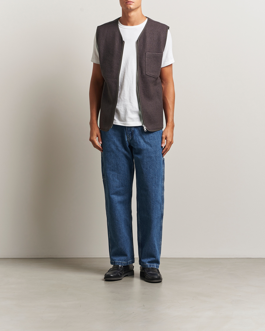 Hombres | Abrigos y chaquetas | Samsøe Samsøe | Hannes Boiled Wool Vest Turkish Coffee