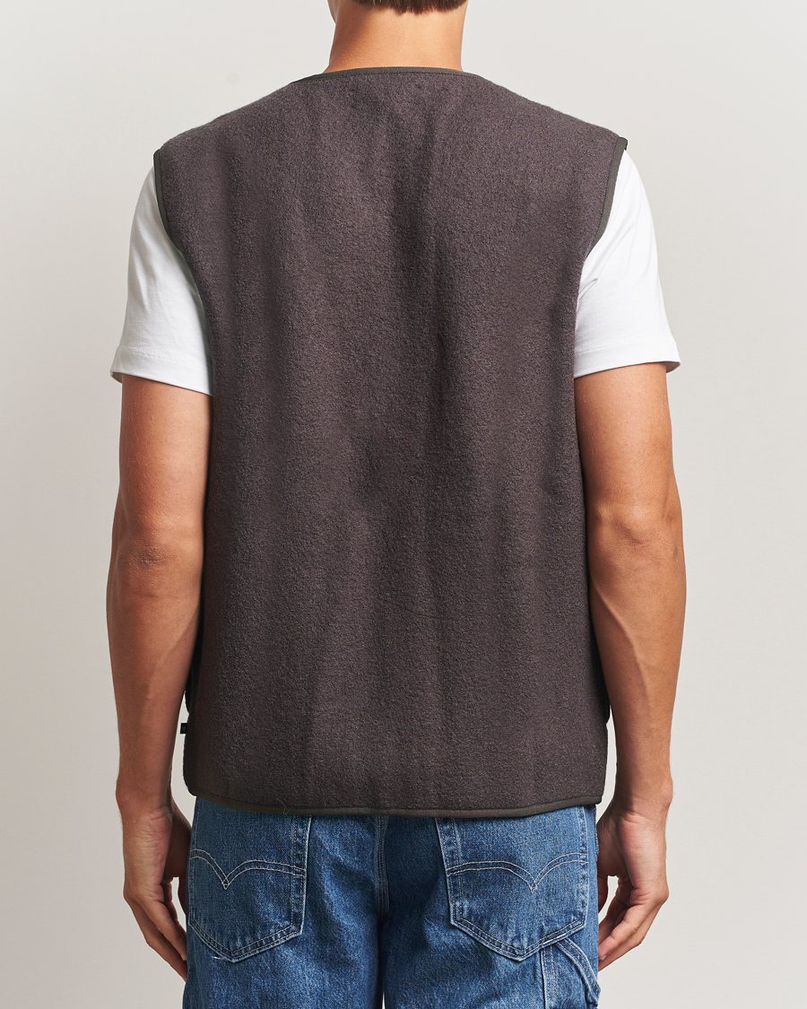 Hombres | Abrigos y chaquetas | Samsøe Samsøe | Hannes Boiled Wool Vest Turkish Coffee