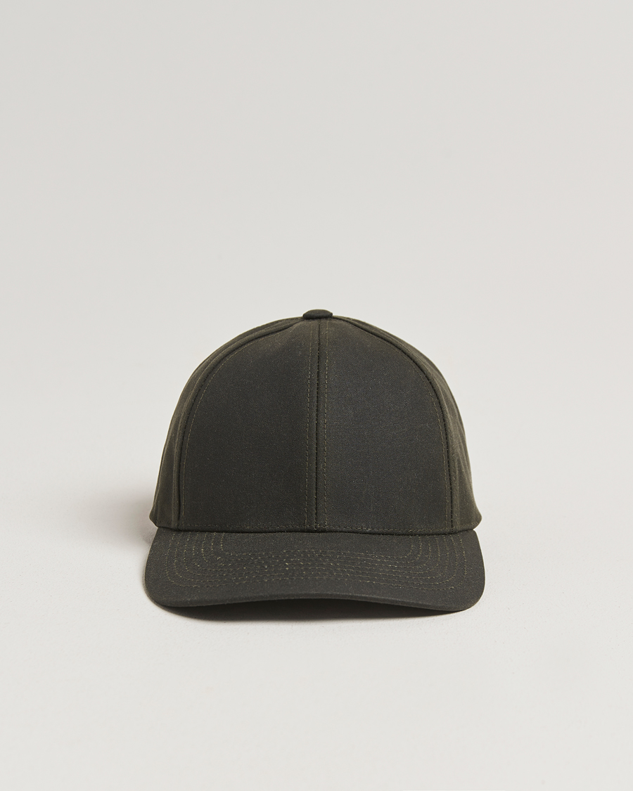 Hombres | Sombreros y gorras | Varsity Headwear | Oilskin Baseball Cap Ivy Green