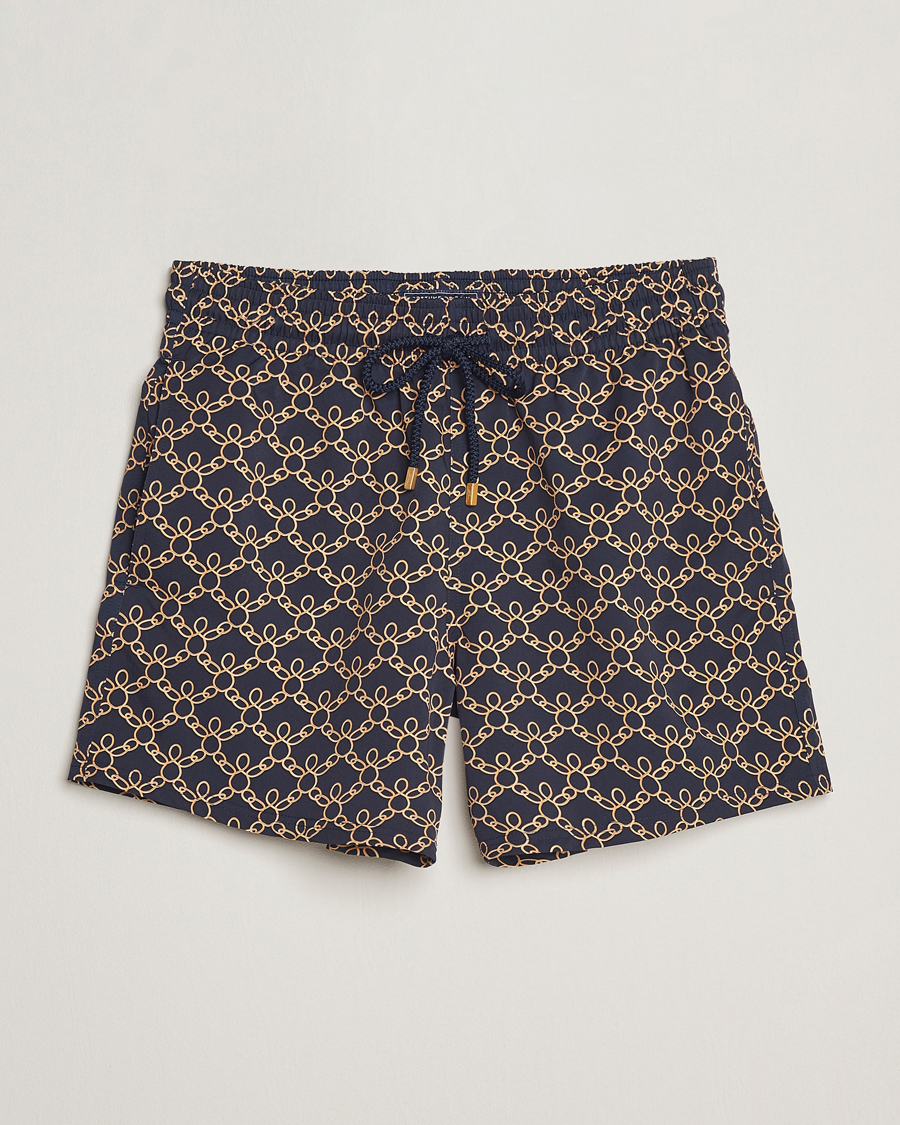 Hombres | Bañadores | Vilebrequin | Moorise Swim Shorts Bleu Marine