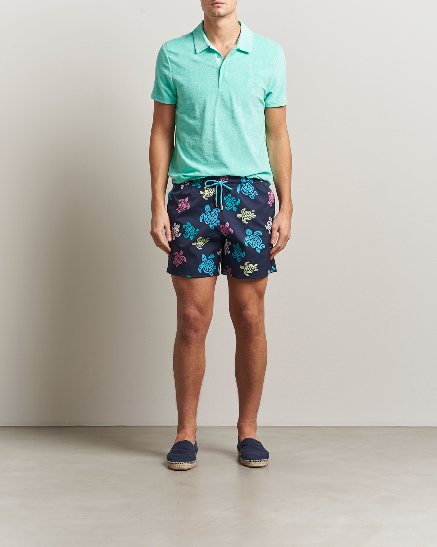 Hombres | Bañadores | Vilebrequin | Moorise Swim Shorts Bleu Marine