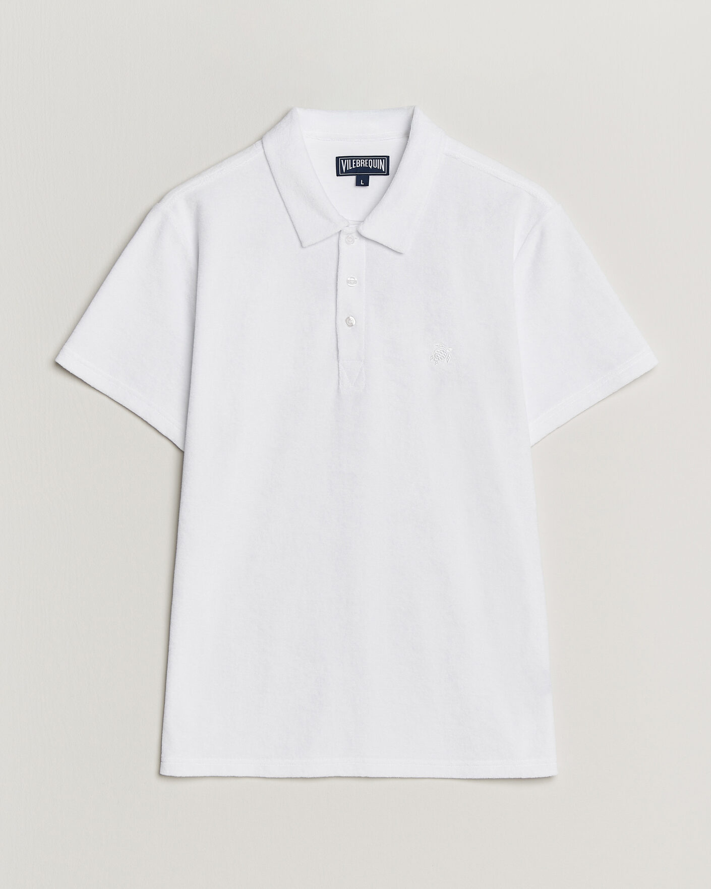 Hombres | Polos | Vilebrequin | Phoenix Terry Polo Blanc