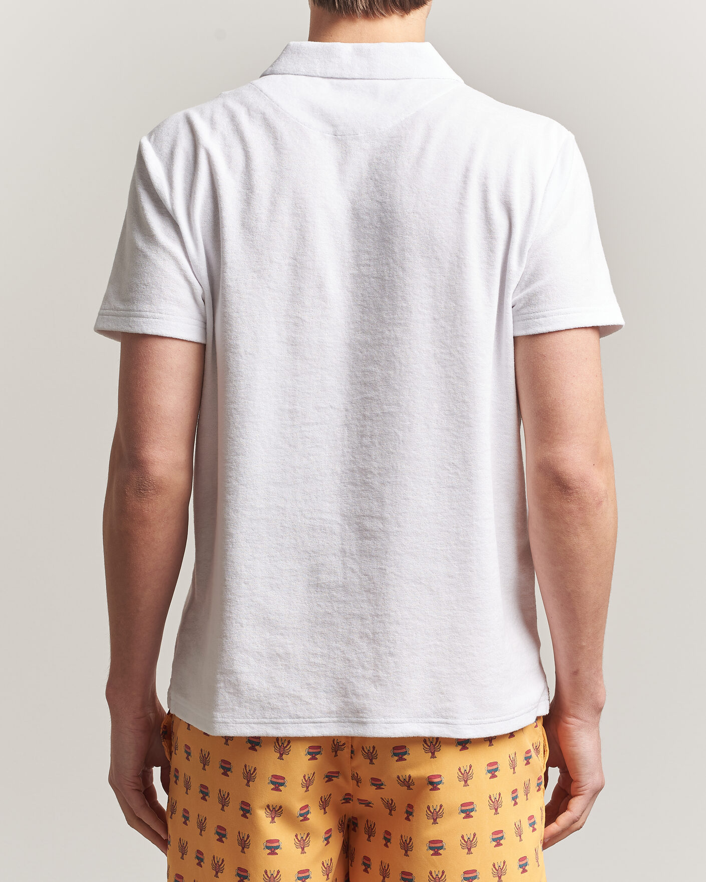 Hombres | Polos | Vilebrequin | Phoenix Terry Polo Blanc