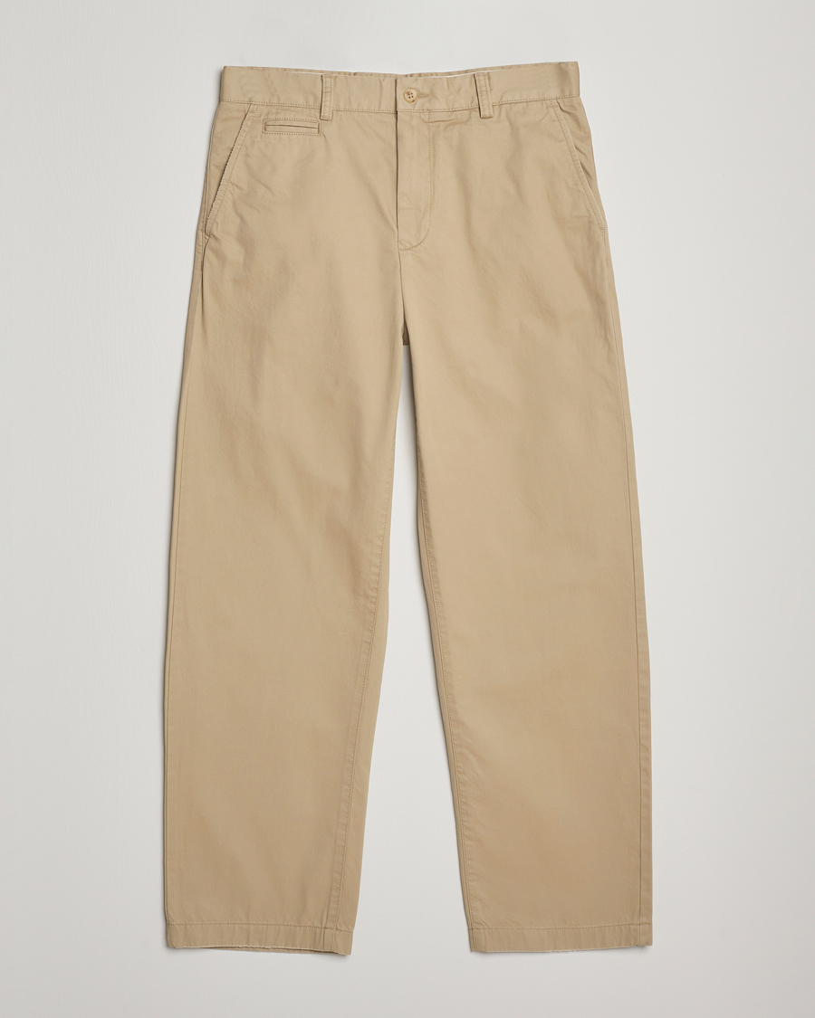 Hombres | Pantalones | GANT 240 Mulberry Street | Relaxed Fit Cotton Twill Chinos Woody Beige