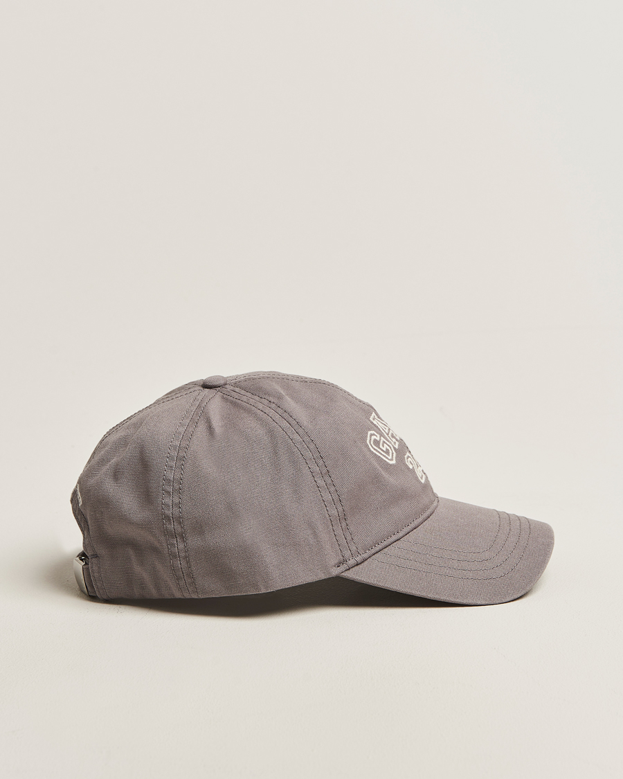 Hombres | Sombreros y gorras | GANT 240 Mulberry Street | Washed Canvas Cap Steel Grey