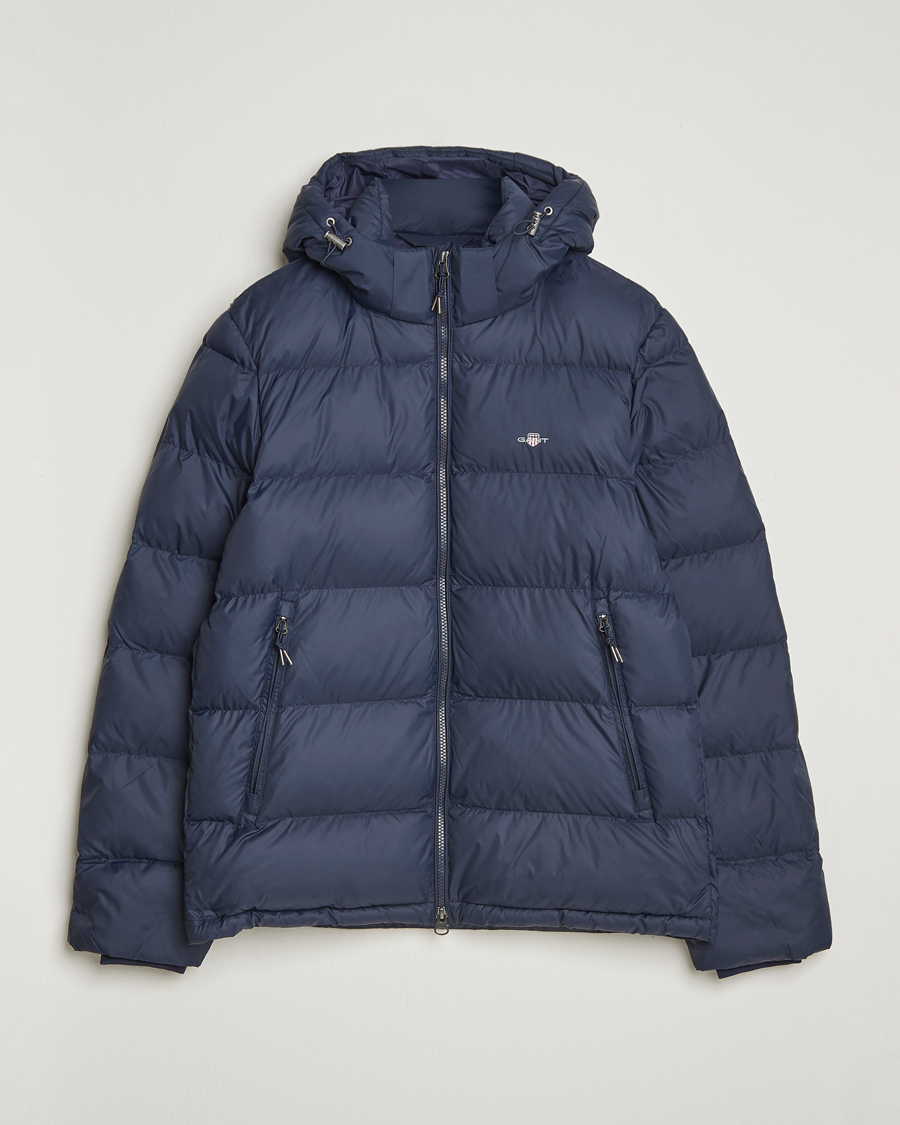 Hombres | Abrigos y chaquetas | Gant | The Active Cloud Down Jacket Evening Blue