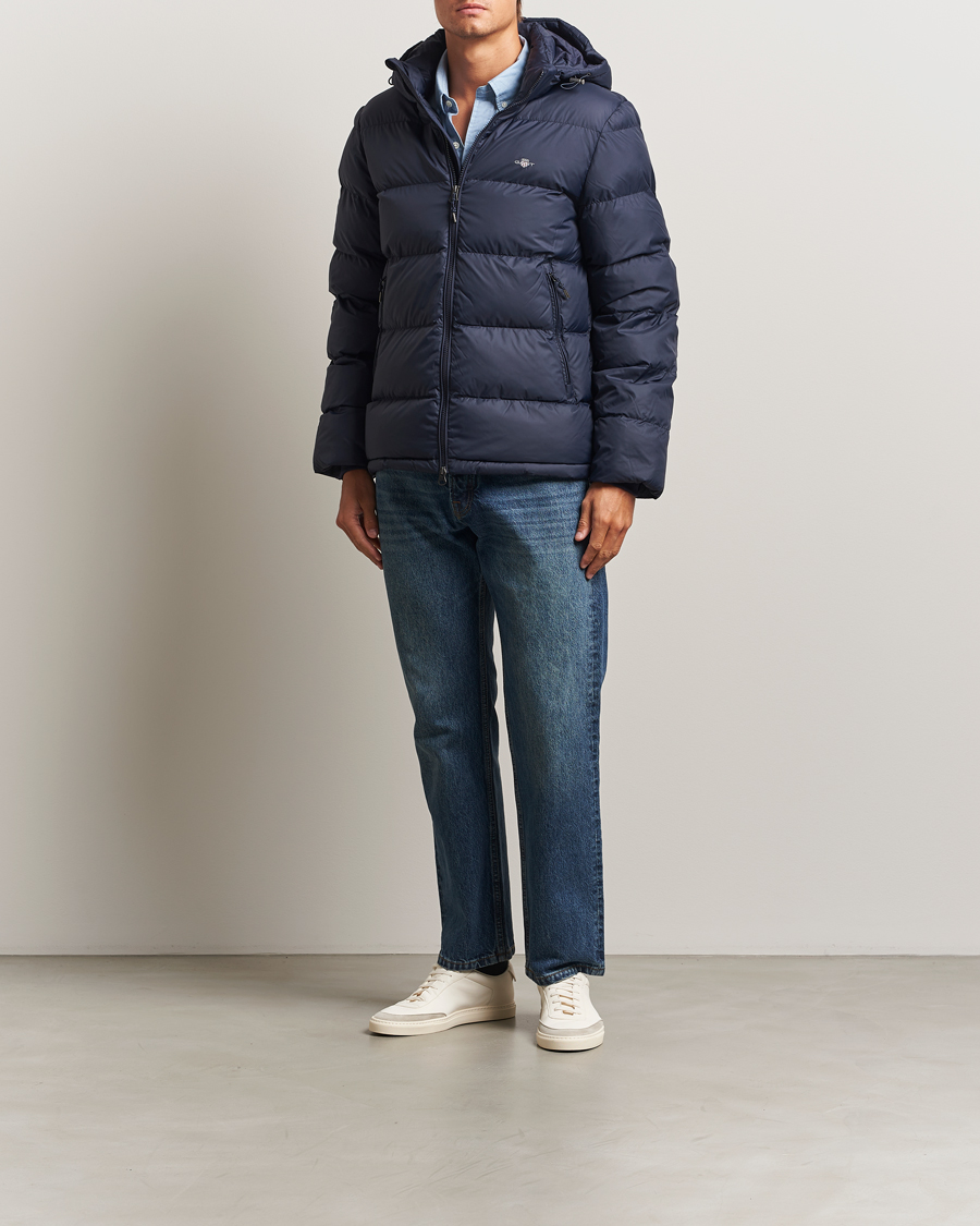Hombres | Abrigos y chaquetas | Gant | The Active Cloud Down Jacket Evening Blue