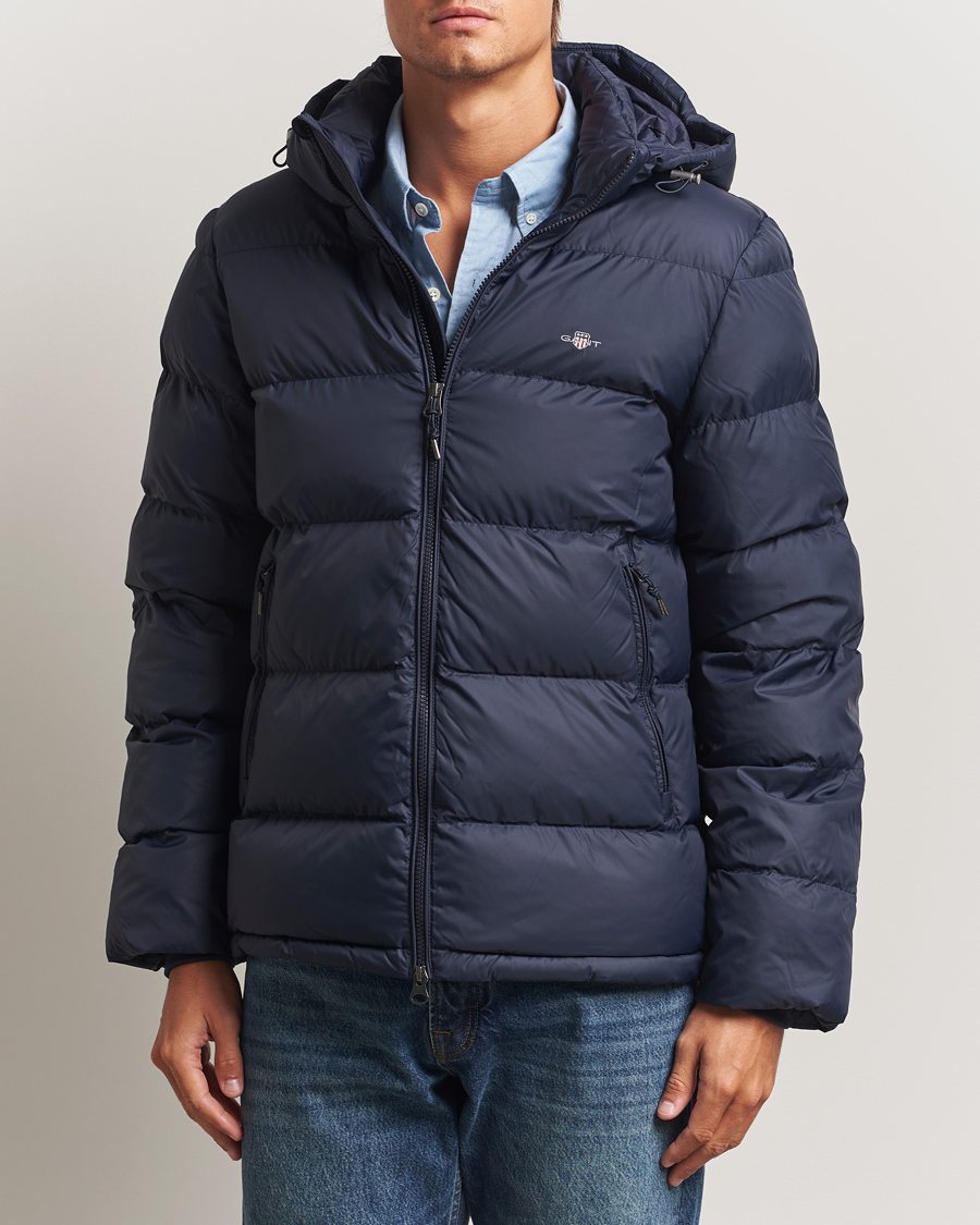 Hombres | Abrigos y chaquetas | Gant | The Active Cloud Down Jacket Evening Blue