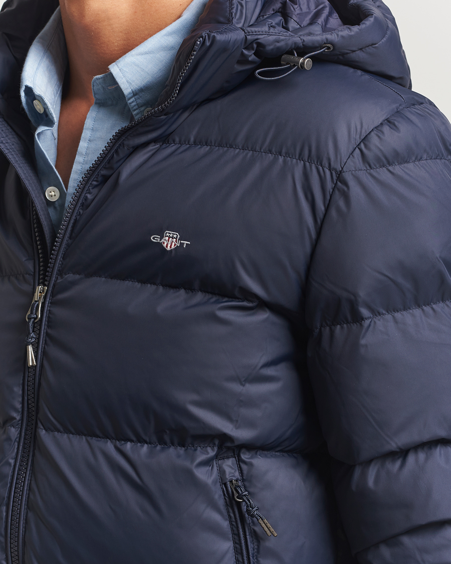 Hombres | Abrigos y chaquetas | Gant | The Active Cloud Down Jacket Evening Blue