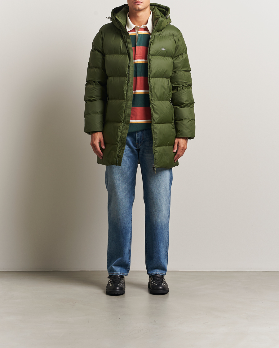 Hombres | Abrigos y chaquetas | Gant | The Active Cloud Mid Length Jacket Country Green