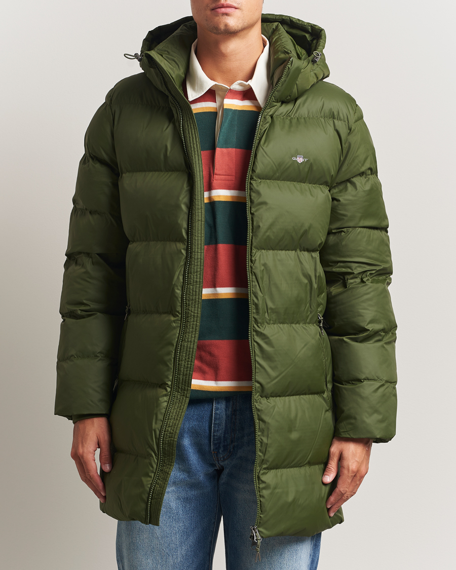 Hombres | Abrigos y chaquetas | Gant | The Active Cloud Mid Length Jacket Country Green