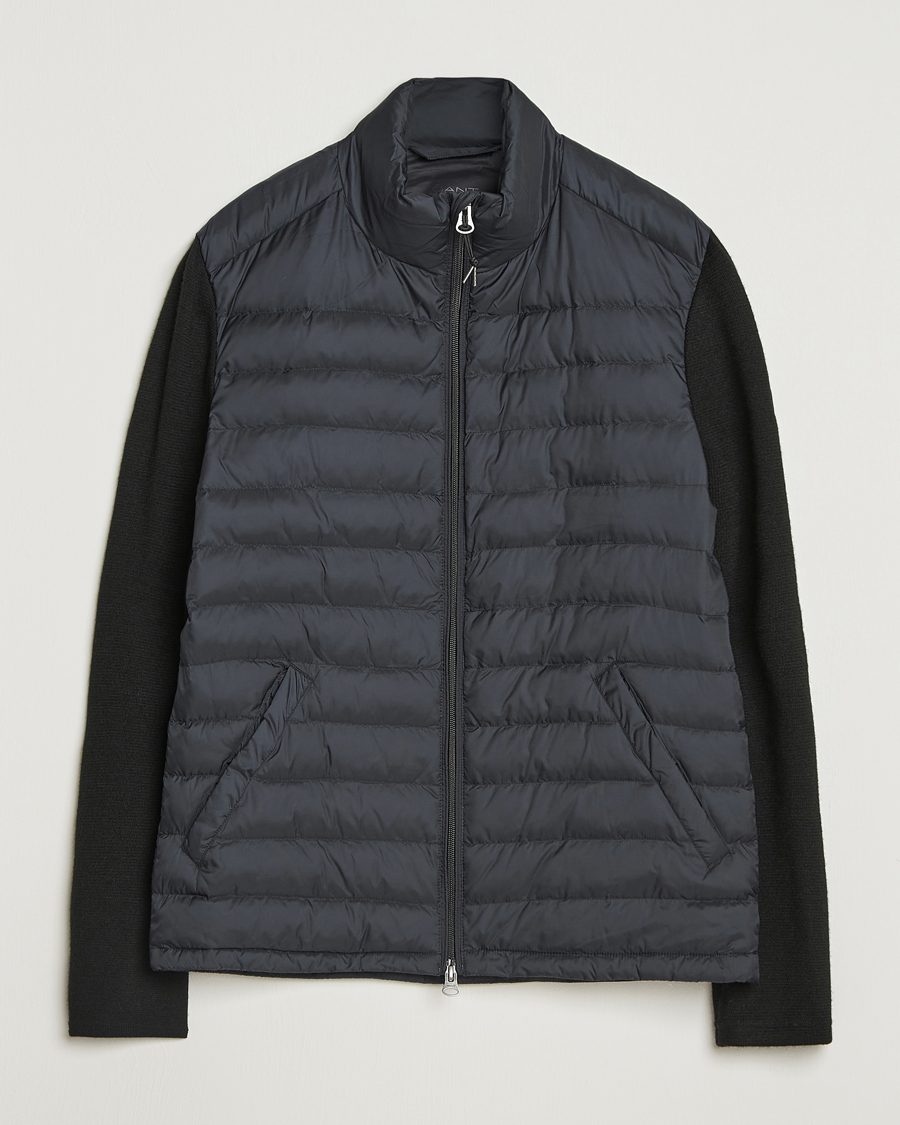 Hombres | Abrigos y chaquetas | Gant | Mixed Media Hybrid Jacket Black